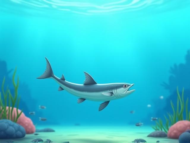 Screenshot of a sturgeon lifecycle animation